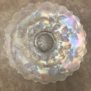 Carnival Glass Plate 9.5 inches